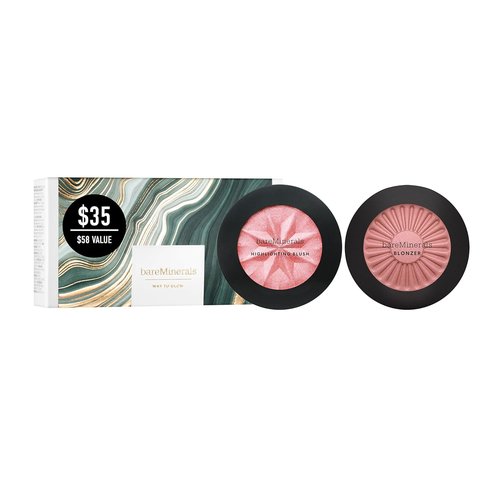 bareMinerals Gen Nude Blonzer - Talc-Free Blush & Bronzer Hybrid Compact | Buildable Luminous Finish, Rosy-Bronze Shades