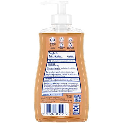 Dial Antibacterial Defense Liquid Hand Soap + Aloe, Sandalwood & Vanilla Scent, 11 Fl Oz (Pack of 12), Dermatologist-Tested Hand Wash, Gentle Formula