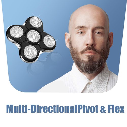 Balder Pro Shaver Peplacement Heads for Remington Balder Pro Head Shaver Model XR7000/XR1500/XR1501 Electric Shaving for Bald Men,2Pack