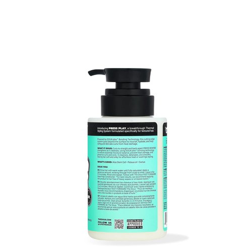 Doux PRESS REWIND Curl Retention Shampoo - Anti-Frizz Hydrating Formula with Aloe & Pataua Oil | 8 oz