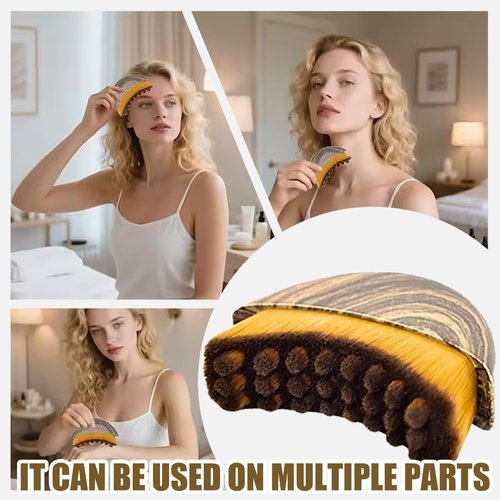 2025 New Lymphatic Contour Face Brush, Contour Face Brush for Lymphatic Drainage, Ergonomically Designed to Fit The Skin Precisely(2PCS)