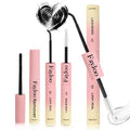 FayJoo Eyelash Adhesive Long Lasting Up to 5 Days, Strong & Flexible Hold Glue for Eyelash Extensions, Hypoallergenic, Waterproof & Quick-Dry, 3 in 1 Bond & Seal & Remover for Lash Cluster(5ml Each)