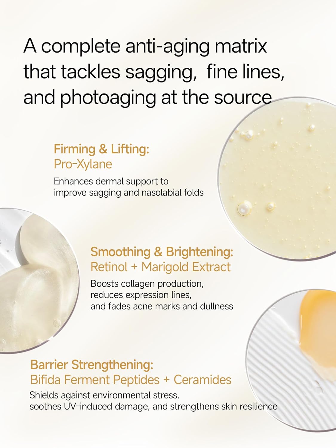 WNP Gentle Retinol Cream - Anti-Aging Night Moisturizer for Sensitive Skin | Hydrating Face & Neck Cream with Ceramides, Peptides, Pro-Xylane
