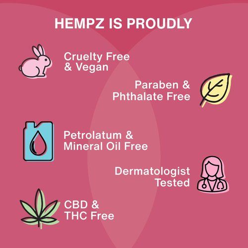Hempz Brazilian Berry Beauty Actives Lotion with Peptides and Amino Acids, Hydrating and Firming Moisturizer for Body, Hands and Feet 17 oz.