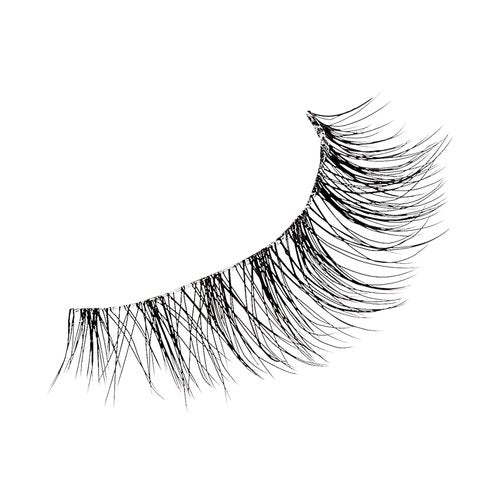 KISS The New Natural, False Eyelashes, 'Pearl Earring', 12mm, Includes 4 Pairs Of Lashes, Easy to Apply, Reusable Lash Clusters