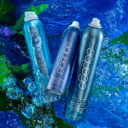 AQUAGE Beyond Shine Spray - Brilliant Shine for All Styles | 4.6 fl. oz, Thermal Styling Safe