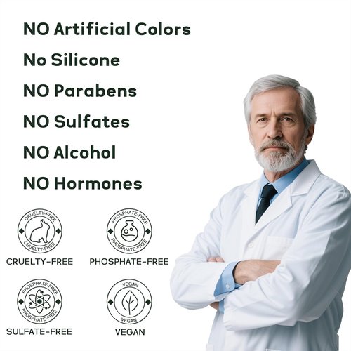 Skiennix Gentle Hydrating Shampoo - Sulfate & Silicone Free Formula for Sensitive Skin | Vegan & Paraben-Free