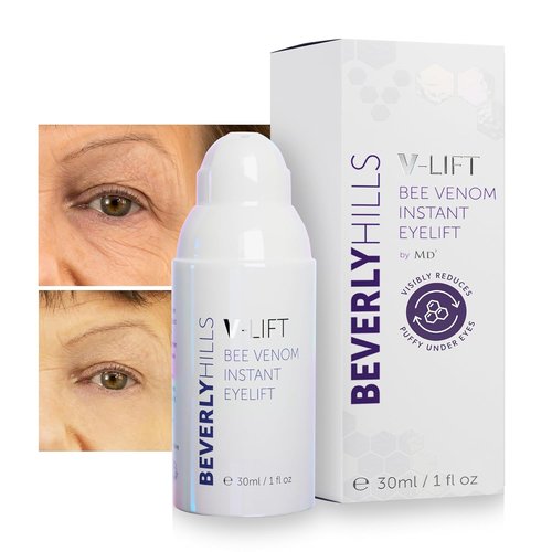 Beverly Hills V-Lift Bee Venom Eye Serum - Instant Lift for Dark Circles & Puffiness | 30mL (120 Day Supply)