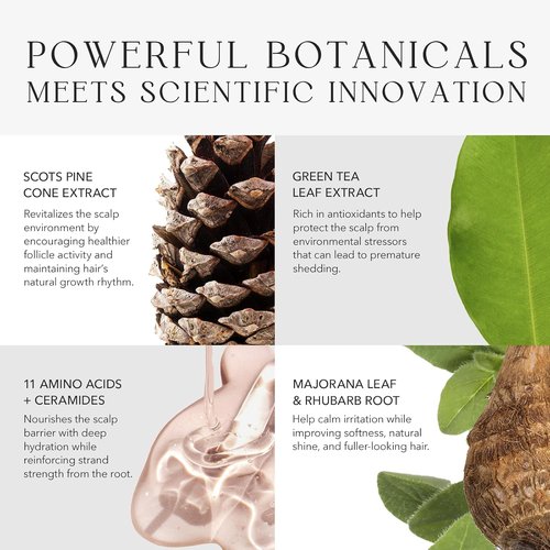 Kiwabi Root Beauté Hair Growth Serum - Lightweight Formula for Thicker, Stronger Hair - Fragrance-Free (2.1 fl oz)