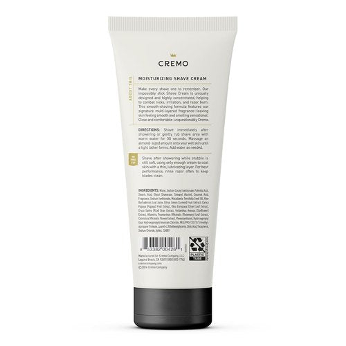 Cremo Sandalwood Shave Cream - Ultra-Slick Formula for Men | Fights Nicks & Razor Burn, 6 Fl Oz