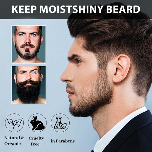 Para Barba, Beard Stimulating Balm Beard Cream, Estimulante Para Barba, Bálsamo Para Crecimiento De Barba Para Hombre, Ultra Potente Apolo Balsamo Negro Thicker, Fuller(3pcs)