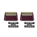 2-Pack Replacement Foil & Cutter Bar Compatible with Wahl Super Close Shaver – Professional for 7031-100 & 7043-100 Models, Red (5 Star Series Finale)