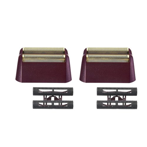 2-Pack Replacement Foil & Cutter Bar Compatible with Wahl Super Close Shaver – Professional for 7031-100 & 7043-100 Models, Red (5 Star Series Finale)