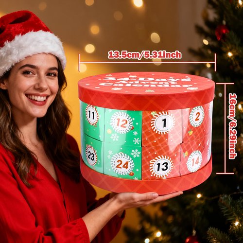 Ponhey Makeup Advent Calendar 2025,24 Days Christams Advent Beauty Calendar,Countdown Calendar For Girls Teens Women Adult,Xmas Holiday Beauty & Cosmetic Surprise Gift