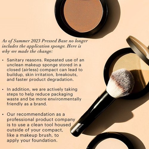 Glo Skin Beauty Pressed Powder Foundation - Chestnut Light | Buildable Coverage & Long-Lasting Finish
