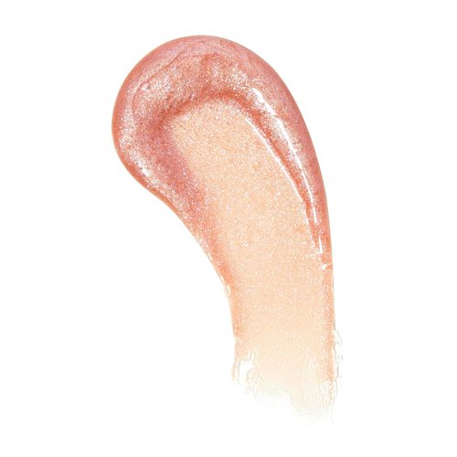 Revolution Pout Bomb Shimmer Lip Gloss - Buildable Sheer Color with Hyaluronic Acid | Glimmer Nude, 0.15 oz