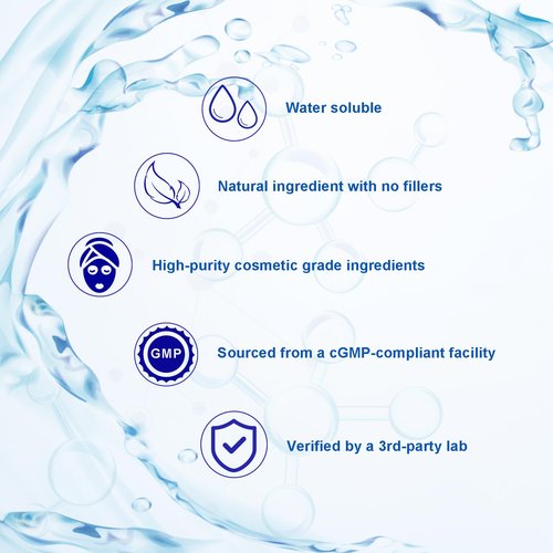 MAYKER Pure Hyaluronic Acid Powder 0.7 oz | High Molecular Weight, Cosmetic Grade | To Make 45+ oz Hydrating Serums For Skin Hydration, Clear, Gel-like Texture | No fillers, No Additives
