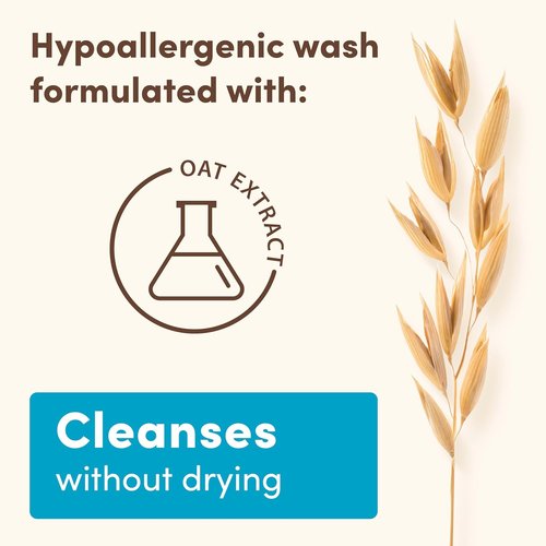 Aveeno Baby Daily Moisturizing 2-in-1 Wash & Shampoo - Gentle Cleansing with Shea Butter & Oat Extract | 12 fl. oz