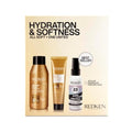 Redken All Soft Mini Kit - Moisturizing Shampoo, Conditioner & Leave-In Treatment with Argan Oil | Travel Size for Soft, Hydrated Hair