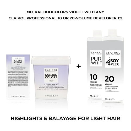 Clairol Professional Kaleidocolors Powder Lightener - Hair Highlights & Toning | 16 oz