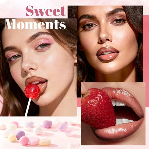 Noerrors 3 in 1 Nude Peach Lip Kit - Hydrating Lip Gloss, Matte Velvet Glaze & Creamy Pencil Set