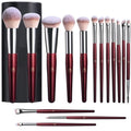 BS-MALL Makeup Brush Set Premium Synthetic Foundation Powder Concealers Eye shadows Blush Makeup Brushes with black case