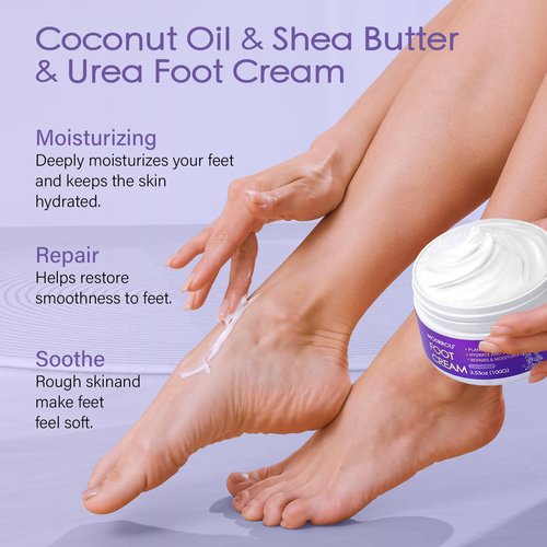 Pedicure Kit For Feet 4pcs Foot Spa Kit For Christmas Birthday Valentine's Women Men Gift Lavender Feet Care Kit for Dry Cracked Foot Soak Salt Foot Callus Remover Gel Foot File Foot Cream