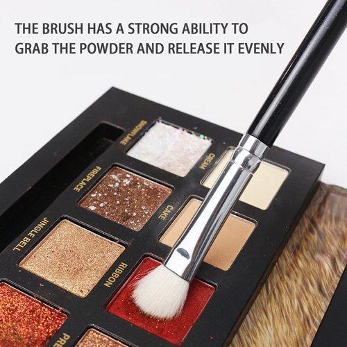 Ksvsonrvi 6PCS Highlighter Fan Brush for Face Highlighting, Buffing and Blending With Powder Cream, Blusher Highlighter Applicator Makeup Tool