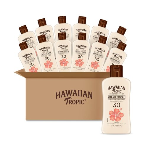 Hawaiian Tropic Sheer Touch Lotion, SPF 30, 2oz (Pack of 12)
