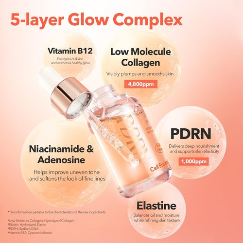Cell Fusion C Collagen PDRN Ampoule - Salmon DNA Serum for Radiant Skin, Hydrating & Firming, 1.18 fl. oz. / 35ml