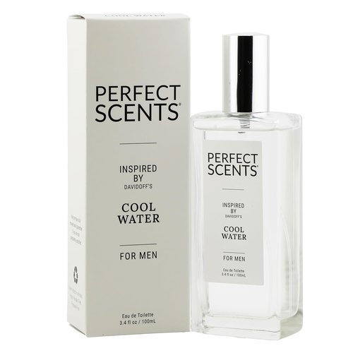 Perfect Scents | Men's Eau de Toilette Inspired by Davidoff Cool Water - Clean, Vegan, 3.4 Fl Oz