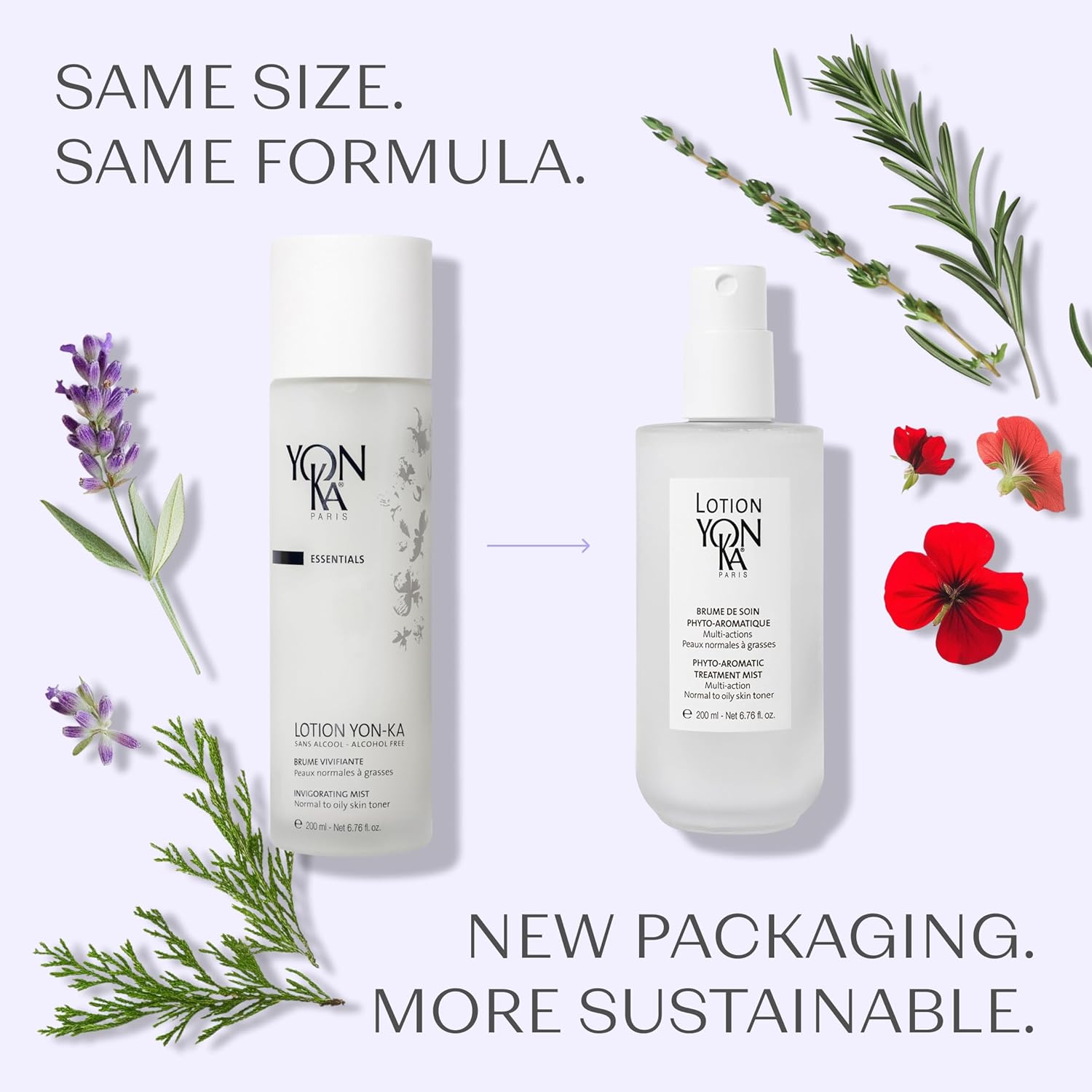 Yon-Ka Lotion PNG Toner - Refreshing Daily Face Mist with Aloe Vera & Rosemary | Hydrates & Soothes Skin