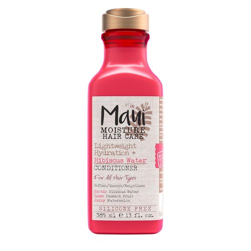 Maui Moisture Conditioner - Lightweight Hydration with Hibiscus Water & Aloe Vera | Vegan, 13 Fl Oz