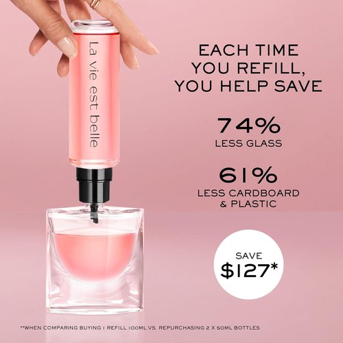 Lancôme La Vie Est Belle Eau de Parfum - Long-Lasting Floral Fragrance with Iris, Patchouli & Vanilla - Sweet Women's Perfume
