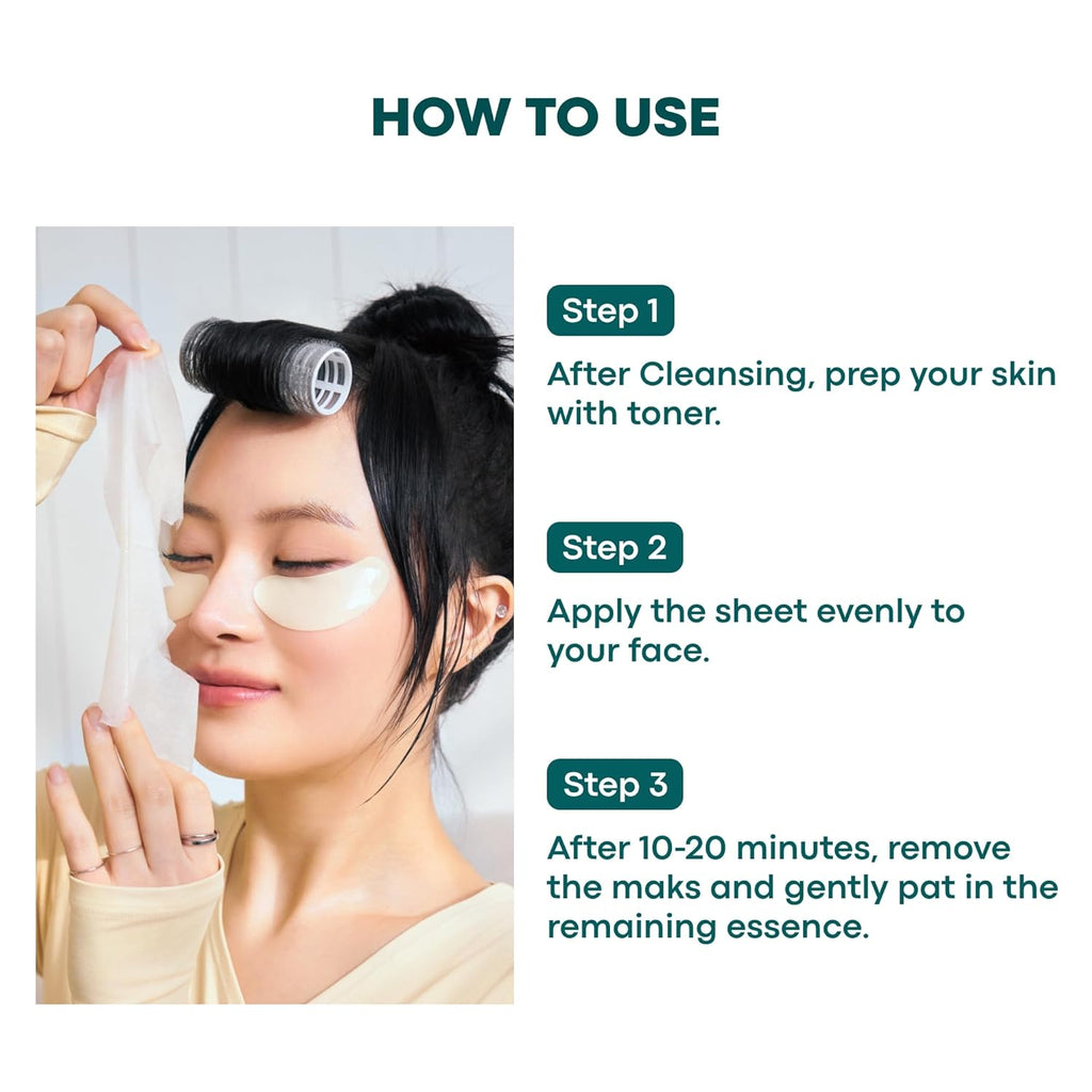 Vita C Jelly Mask - Brightening Korean Skin Care for Dark Spots & Wrinkles | Hydrating with Vitamin C & Retinol, 10 Sheets