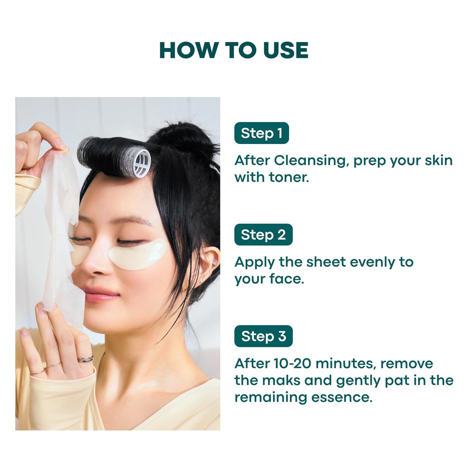 Vita C Jelly Mask - Brightening Korean Skin Care for Dark Spots & Wrinkles | Hydrating with Vitamin C & Retinol, 10 Sheets