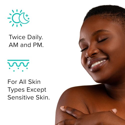 ClarityRx Exfoliating Face Wash - 10% Glycolic Acid for Smooth, Glowing Skin | Natural Plant-Based Cleanser (4 fl oz)