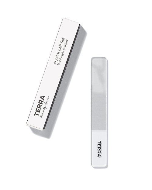 Terra Crystal Nail File Glass Nail File for Natural Nails, longlasting and Sustainable Nail File