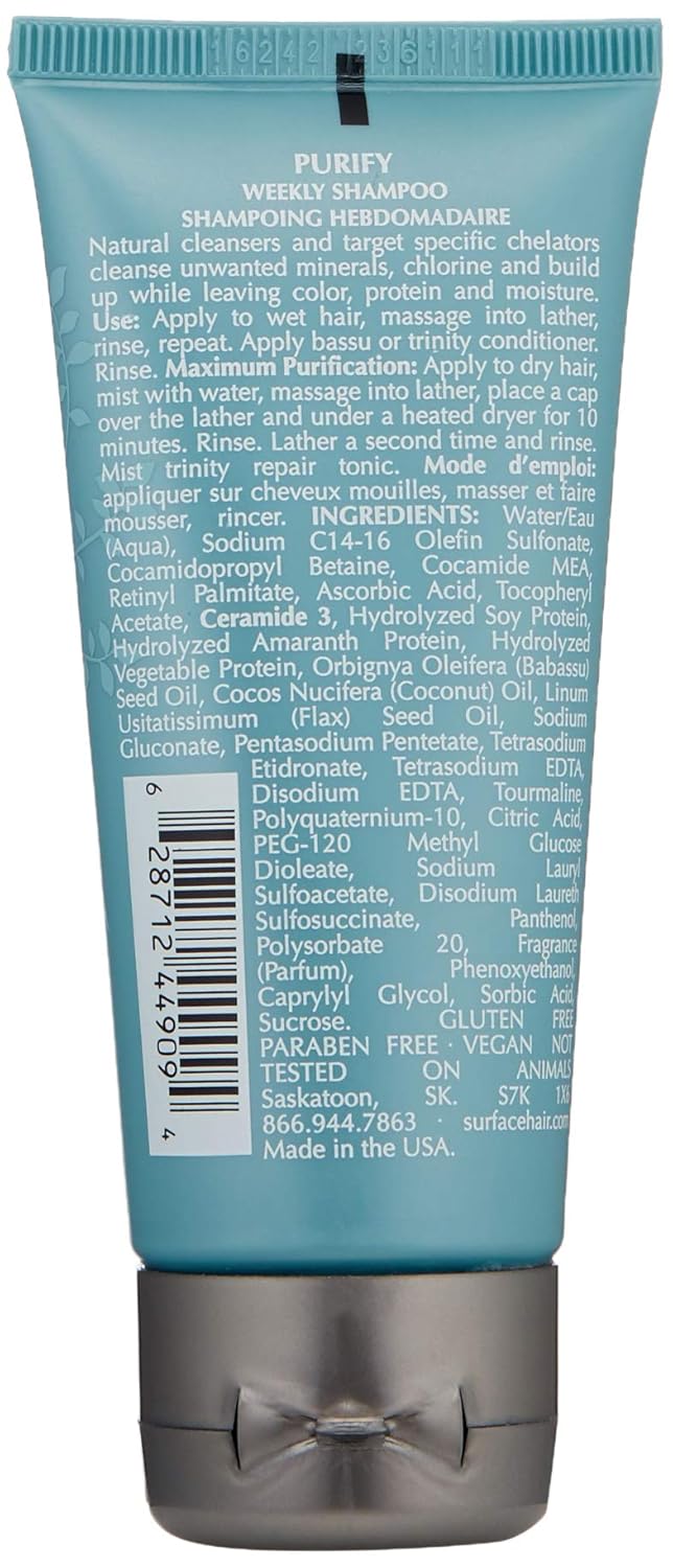 Surface Hair Purify Clarifying Shampoo - Deep Cleanse & Clarify - Sulfate Free Formula