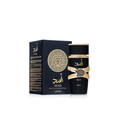 Lattafa Perfumes Asad Unisex Eau de Parfum Spray - 3.4 Ounce Fragrance for All Occasions
