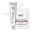 RoC Derm Correxion Lip Volumizer - Lip Plumper Peptide Treatment with Hyaluronic Acid & Vitamin E + Line Smoothing Eye Cream Packette