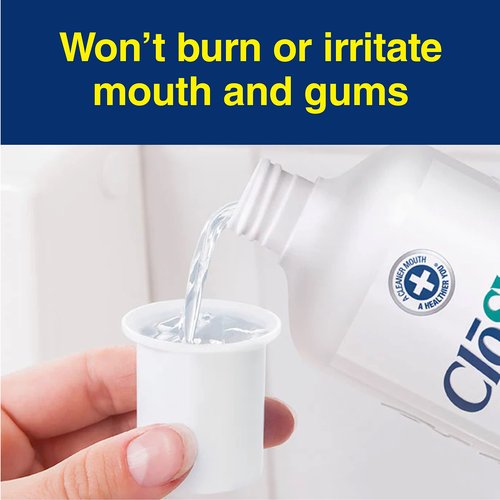 CloSYS Mouthwash, 32 Ounce, 2 Count, Fresh Breath Mouthwash, Gentle Mint, Alcohol Free, Dye Free, pH Balanced Mouth Wash, Helps Soothe Entire Mouth, Fights Bad Breath