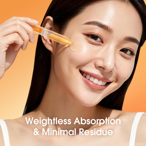 Salmon DNA Serum, Anti-Wrinkle PDRN Serum, 8000ppm Salmon Egg Ampoule, Collagen, Glutathione, Niacinamide, Hyaluronic Acids, Vitamin E - Korea Skin Care for Anti-Wrinkle & Radiance, 0.05 fl.oz x 35e