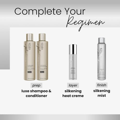Kenra Professional Platinum Silkening Mist - Shine Spray for Smooth Flyaways & Frizz Control | Humidity Protection for All Hair Types