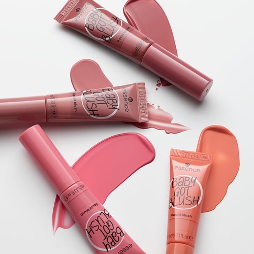 Essence | Baby Got Blush Liquid Blush - Lightweight, Buildable Radiance with Sponge Applicator | Vegan & Cruelty-Free (20 | Blushin Berry)