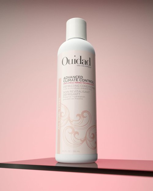 Ouidad Advanced Climate Control Bundle | Anti-Frizz Shampoo, Conditioner & Styling Cream for All Curl Types - Sulfate-Free, Moisture Locking, Lightweight Hold