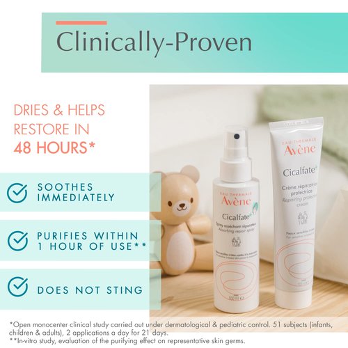 Avène Cicalfate+ Soothing Spray - Restores Irritated Skin & Barrier | Safe for All Ages