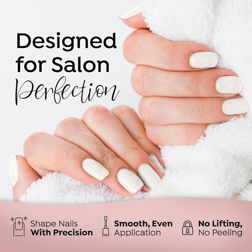 Tones Pro Acrylic Nail Powder - Max White (Creamy Soft Off-White) | 3.5 Fl Oz - Long-Lasting Non-Yellowing Polymer for Salon Quality Nail Extensions & 3D Art