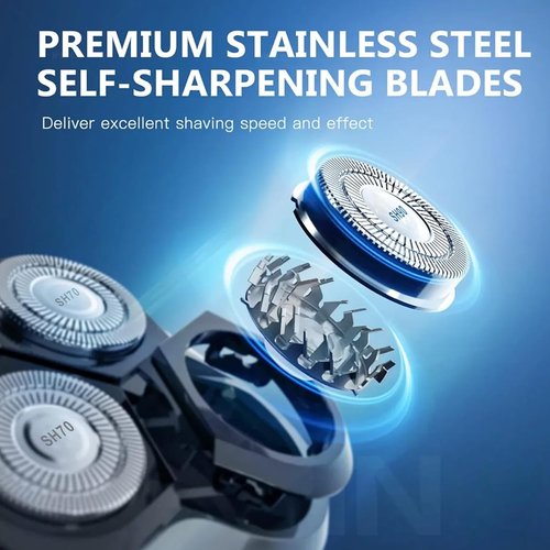 Philips Norelco SH90 Replacement Heads - Upgrade Double Blades for Series 9000 & 8000 Electric Razors