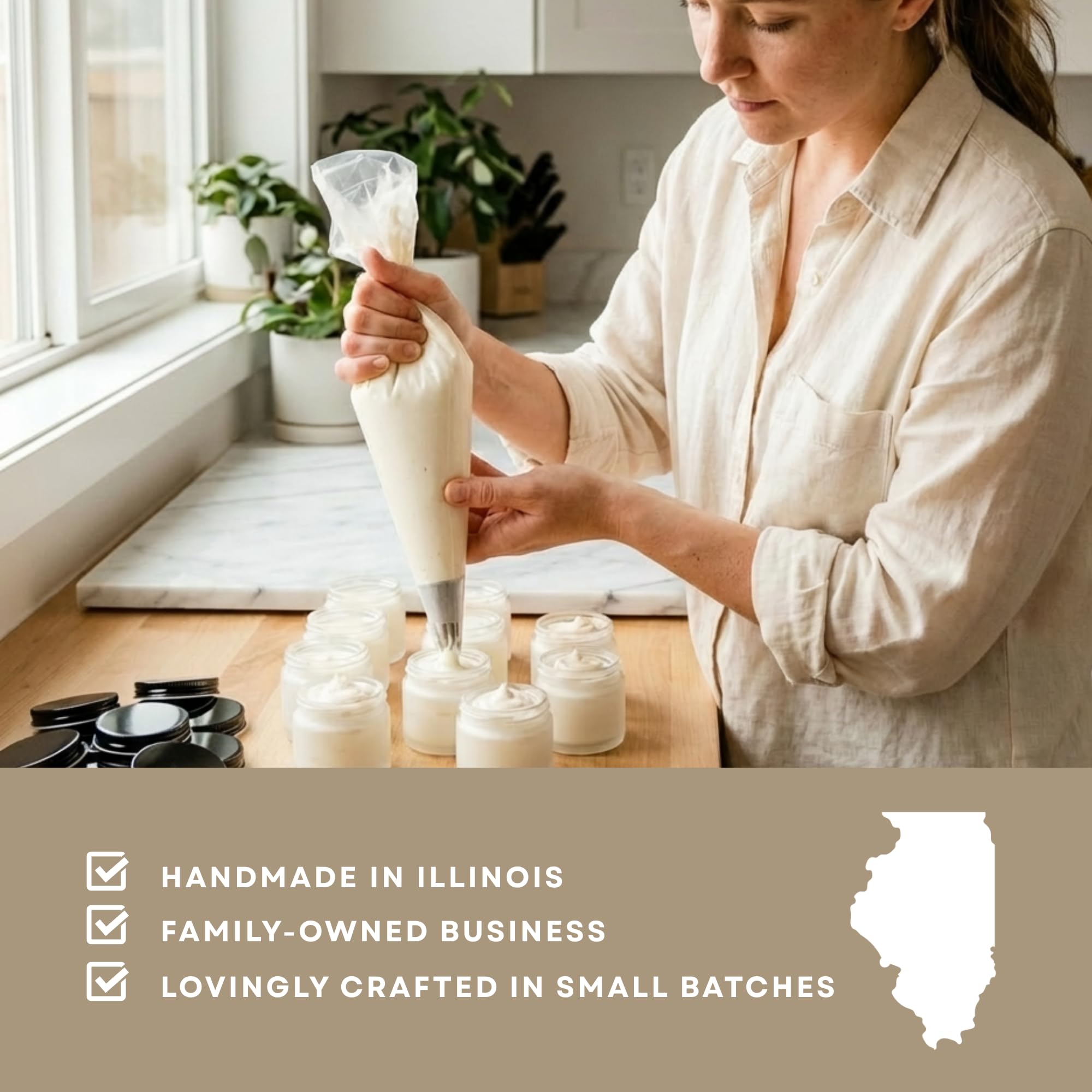 Whipped Grass-Fed Tallow Balm & Manuka Honey For Skin Face Body - Organic Jojoba & All-Natural Moisturizing Cream for Nourished, Soft Skin - Handmade All-Natural Moisturizer (2 Oz, Lavender Honey)